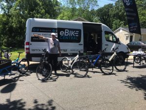 eBike Central in Charlotte NC attending the Open Streets 704 event