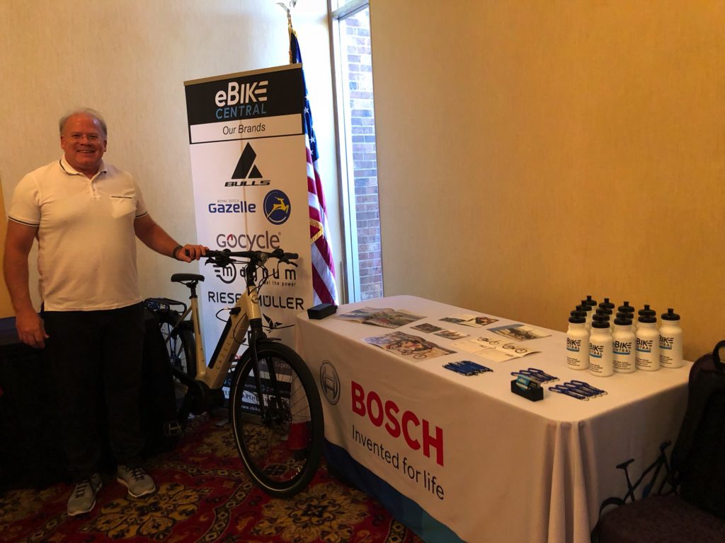eBike Central at 2019 BikeWalk NC Summit in Winston Salem NC