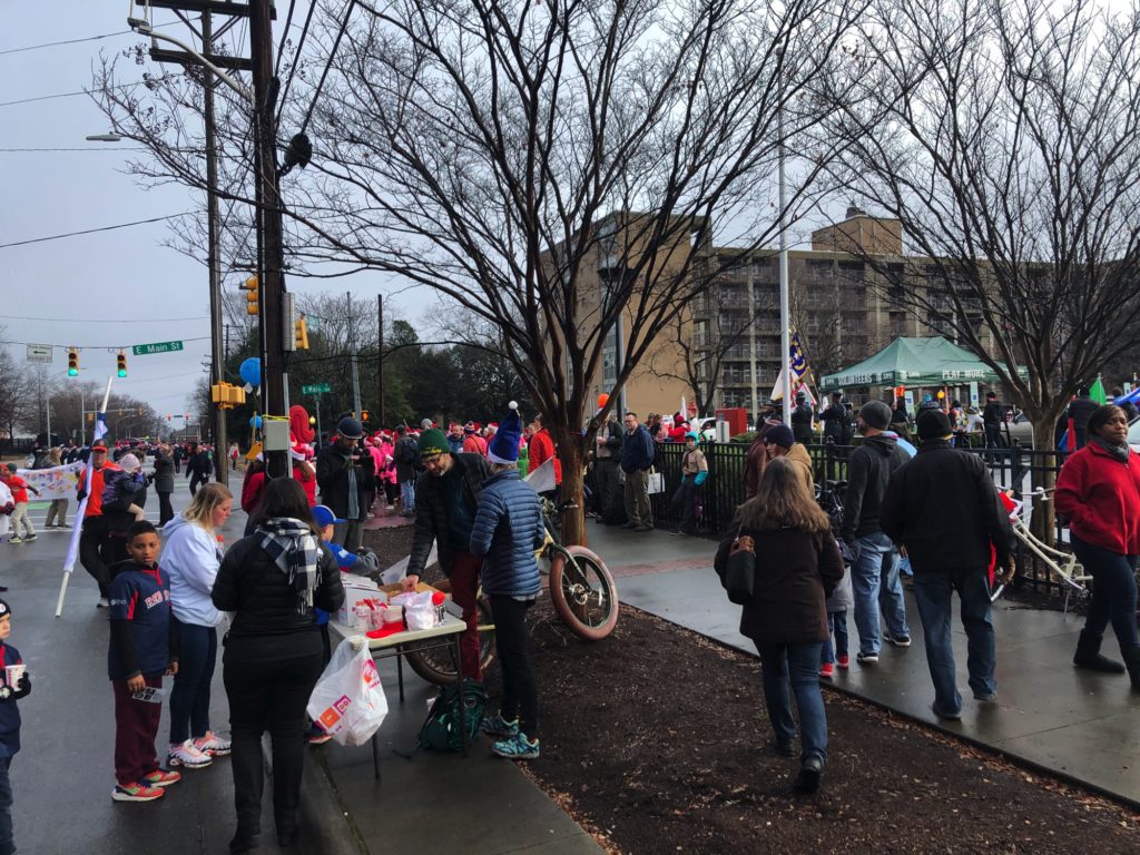 eBike Central in the Durham NC Holiday Parade